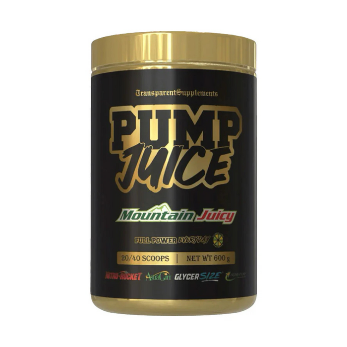Transparent Supplements PUMP Juice Pre-Workout