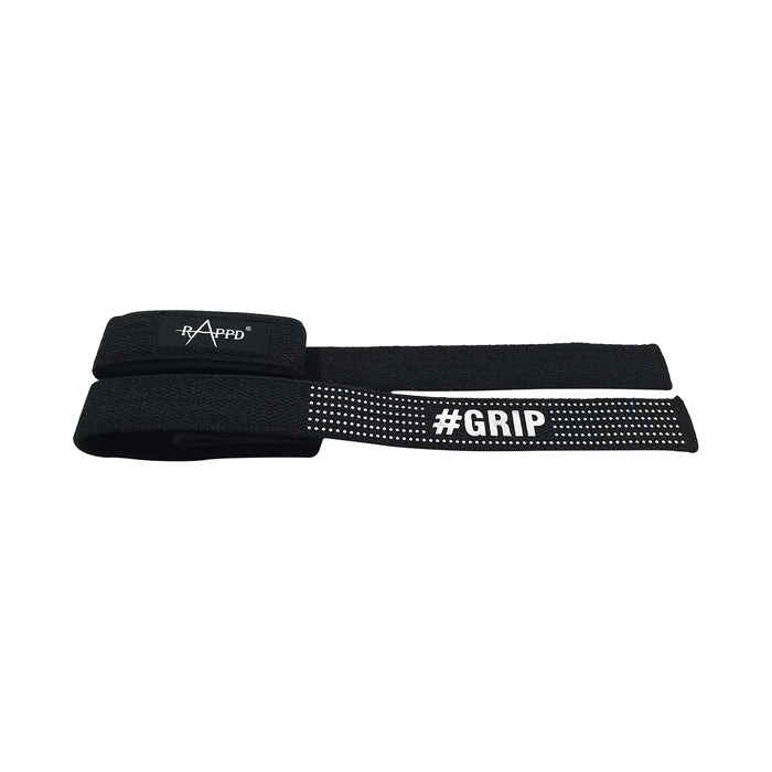 Rappd Single Loop Lifting Straps Black