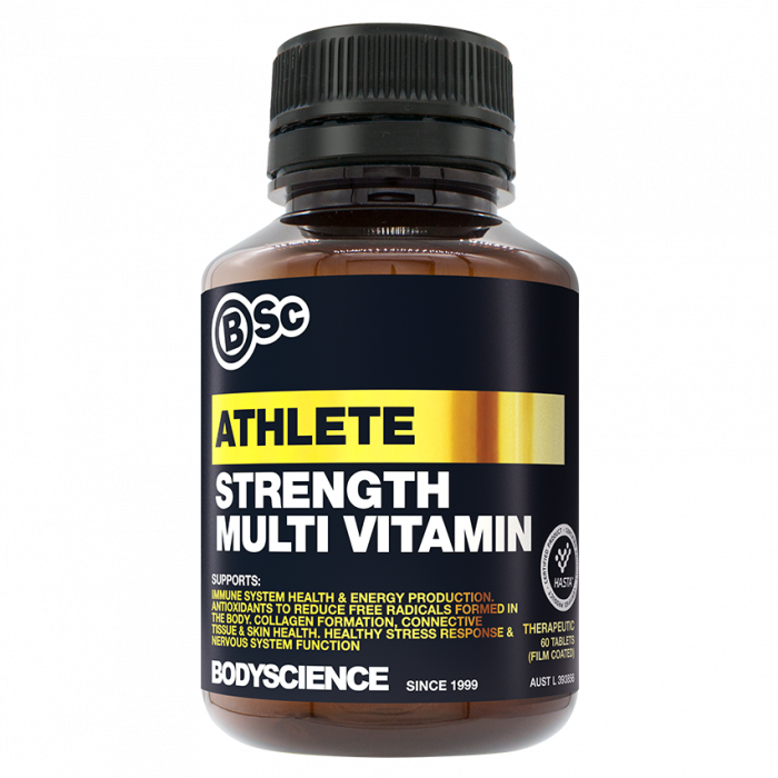 BSc Bodyscience Athlete Strength Multi Vitamin 60 Tablets