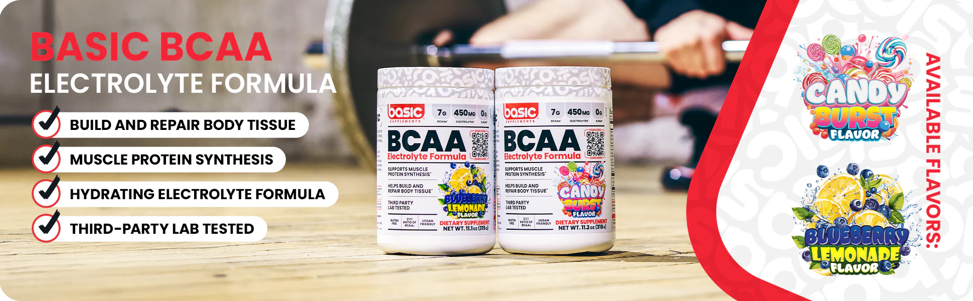 Basic Supplements BCAA 30 serves