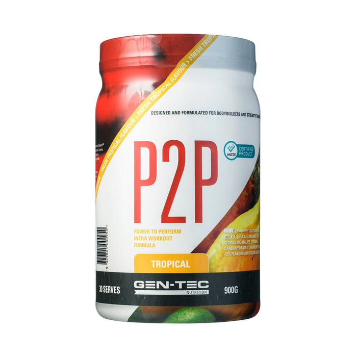 Gen-Tec Nutrition P2P (Power To Perform) Intra Workout Formula Tropical / 30 Serves