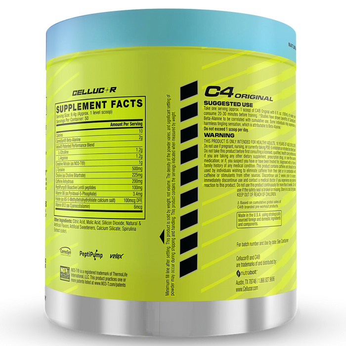 Cellucor C4 Original Pre-Workout 50 serves