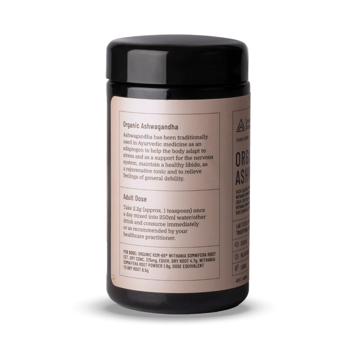 Evolution Botanicals Certified Organic Ashwagandha 100g