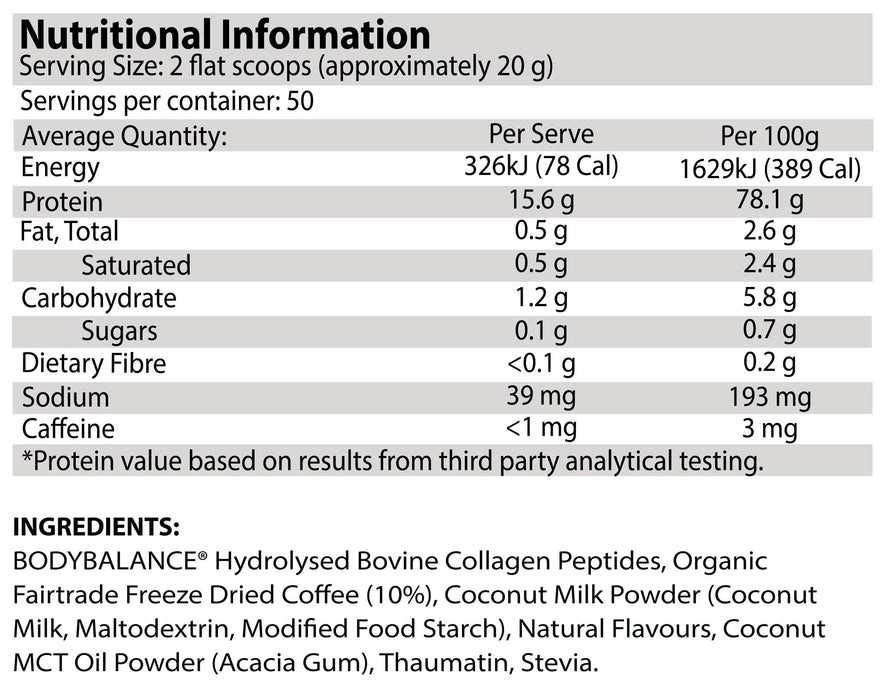 ATP Science Noway Coffee Collagen Protein 1kg