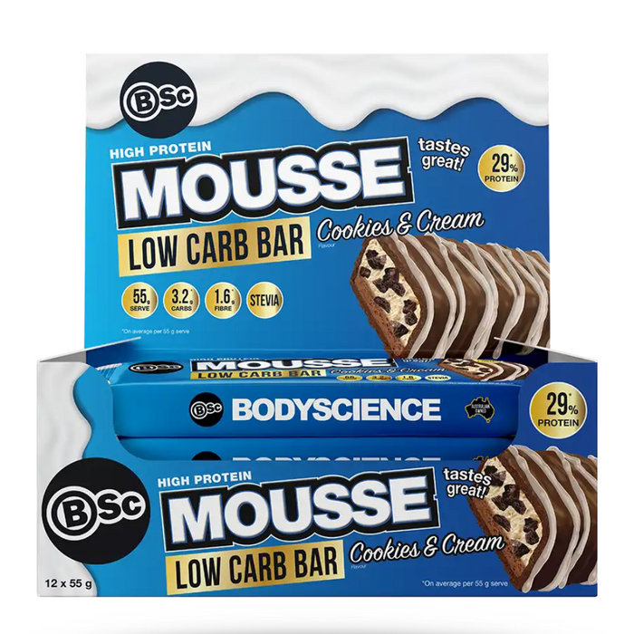 BodyScience BSc High Protein Low Carb Mousse Bar