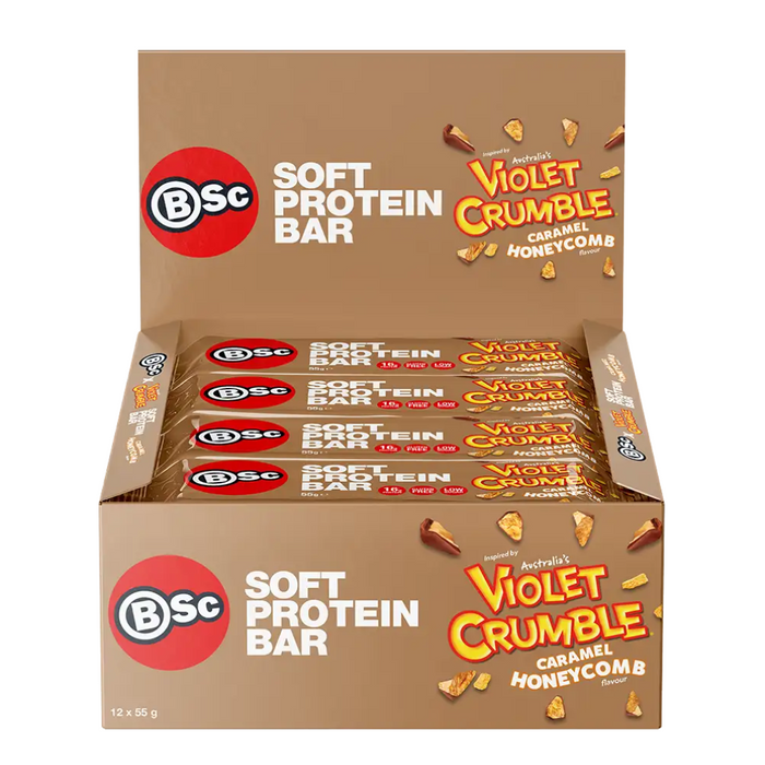 BodyScience BSc Violet Crumble Soft Protein Bar