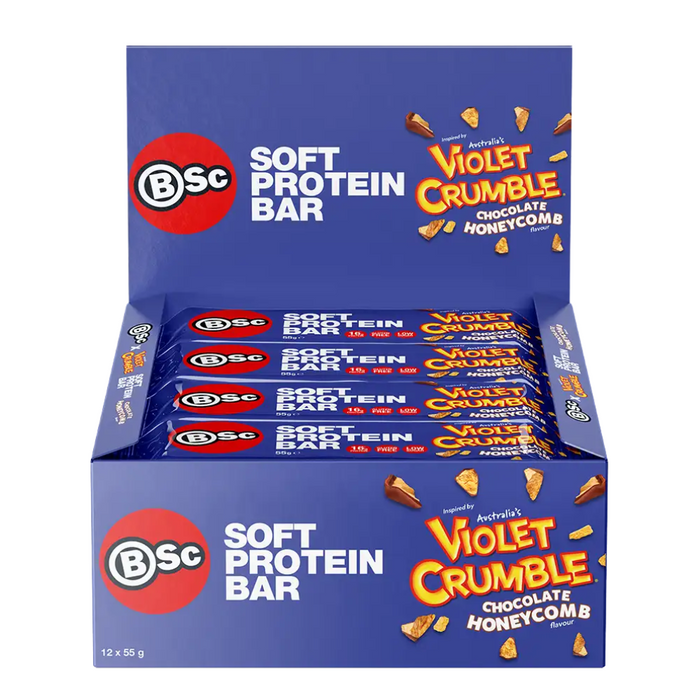 BodyScience BSc Violet Crumble Soft Protein Bar