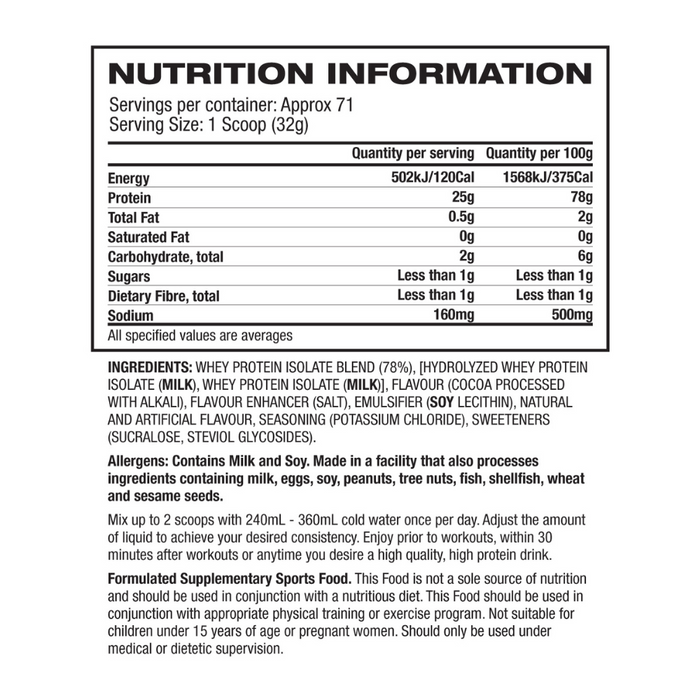 Dymatize ISO100 Hydrolyzed Whey Protein Isolate
