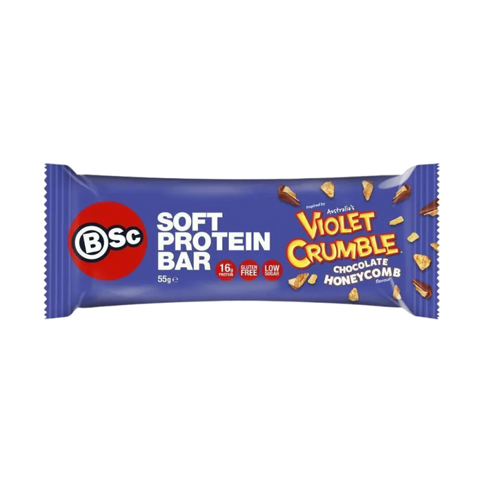 BodyScience BSc Violet Crumble Soft Protein Bar