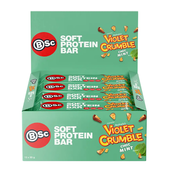 BodyScience BSc Violet Crumble Soft Protein Bar