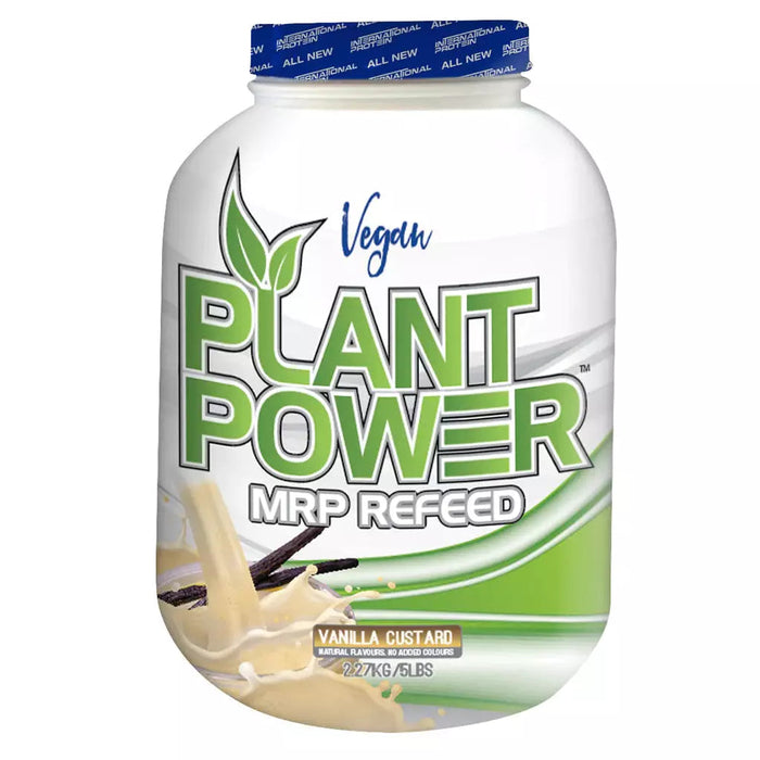 International Protein Vegan Plant Power MRP Refeed Protein 2.27kg / Vanilla Custard