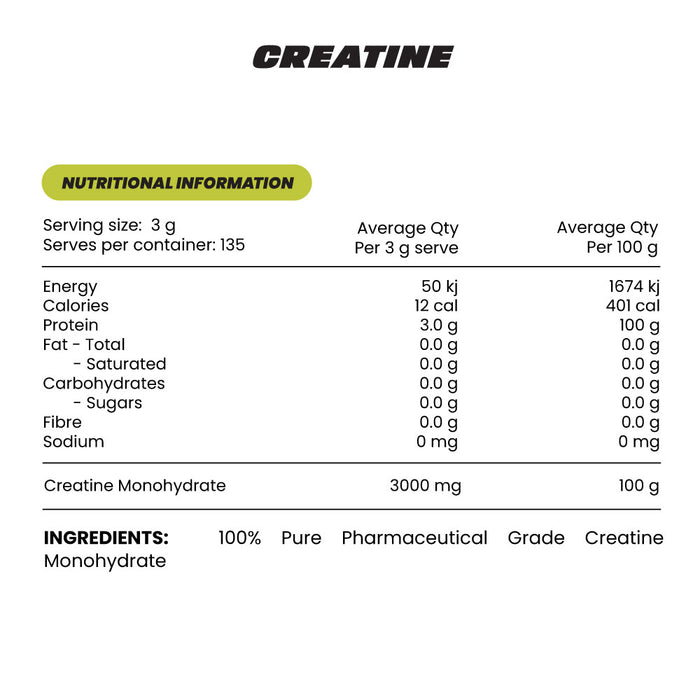 Zombie Labs Creatine Monohydrate 135 Serves