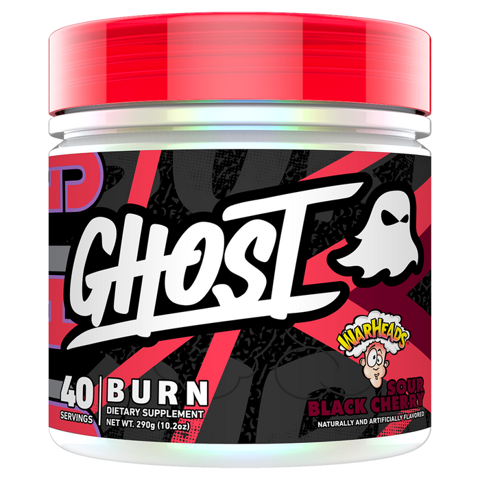 Ghost BURN Black Warhead's Sour Black Cherry / 40 Servings