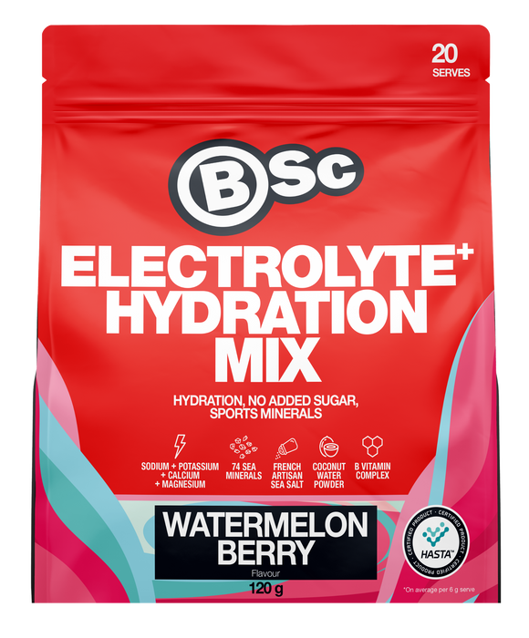 BSc Body Science Electrolyte + Hydration Mix 120g