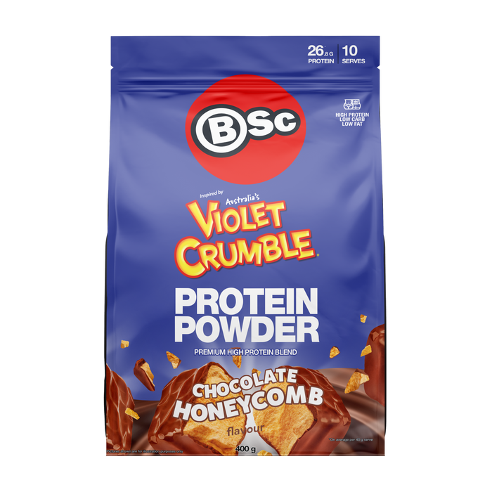 BSc x Violet Crumble Protein Powder 400g