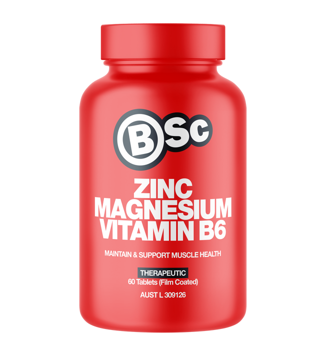 BSc Bodyscience Zinc Magnesium Vitamin B6 60 Tablets