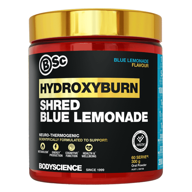 BSc Bodyscience HydroxyBurn Shred Hasta Certified 300g