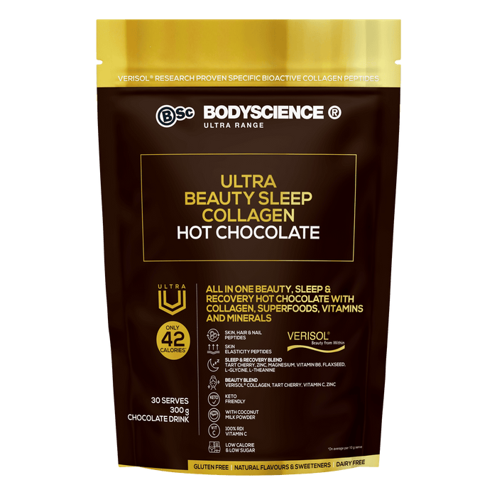 BSc Bodyscience Ultra Beauty Sleep Collagen Hot Chocolate 300g