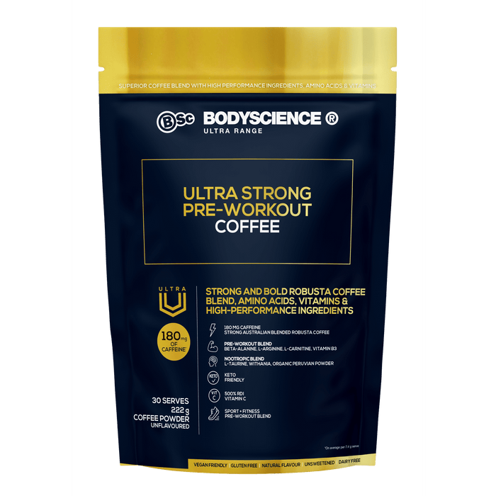 BSc Bodyscience Ultra Strong Pre-Workout Coffee 222g